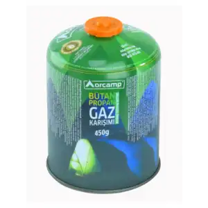 Orgaz 450 gr Dev Boy Vidalı Kartuş Butan Propan Tüp Kamp Ocakları Için Tombul Kartuş