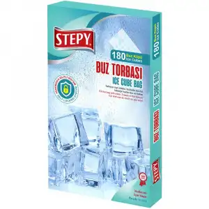 Stepy Buz Torbası 180 Buz Küpü