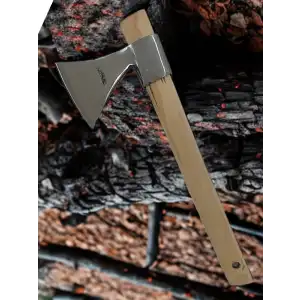 Sürmene El Dövmesi Düz Balta Nacak Makas Çeliği Üretimi Kamp Kemik Odun 600gr