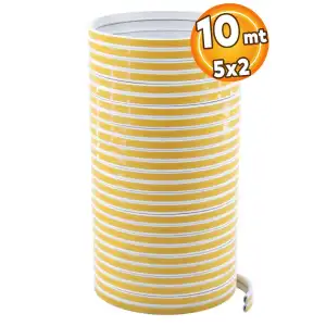Yapışkanlı 5x2=10 Metre (beyaz) Kapı Pencere Bandı Fitili Soğuk Izolasyon Kauçuk Bantları