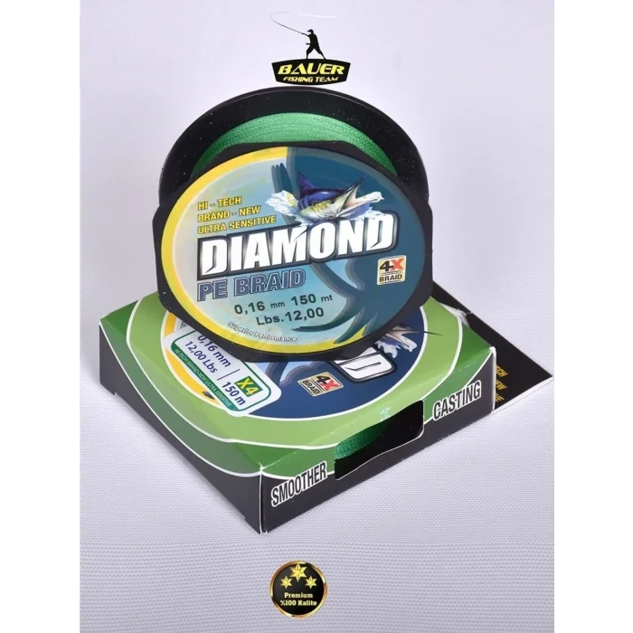 Bauer Diamond 4X İp Misina / 150m