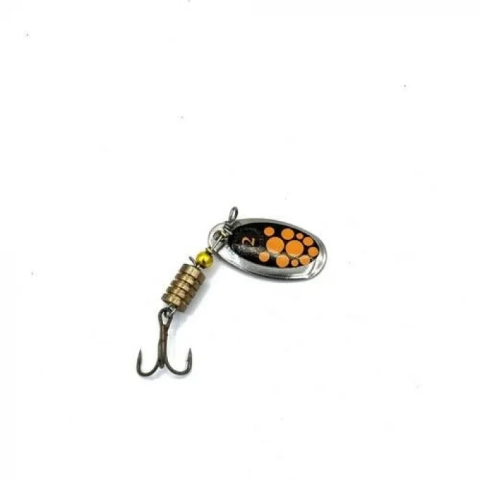 Bauer Mepps Kaşık Siyah-Turuncu Benek No:2