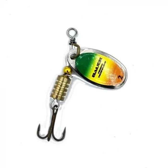 Bauer Mepps Kaşık Yeşil-Sarı-Turuncu No:2