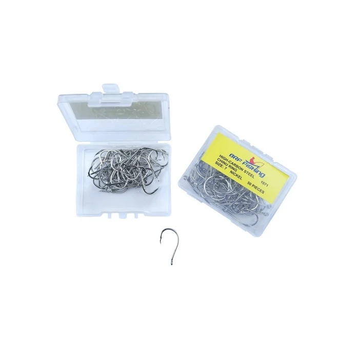 Brf Fishing 1071 Chinu Ring Delikli Çapraz Olta İğnesi 50 Adet