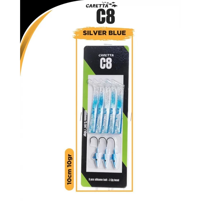 Caretta C8 10cm 10gr Lrf Silikon Yem