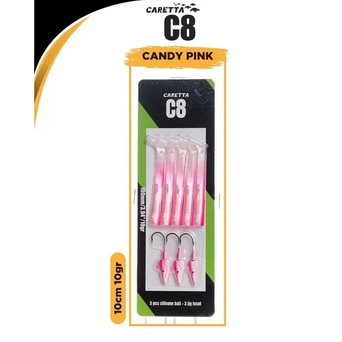 Caretta C8 10cm 10gr Lrf Silikon Yem