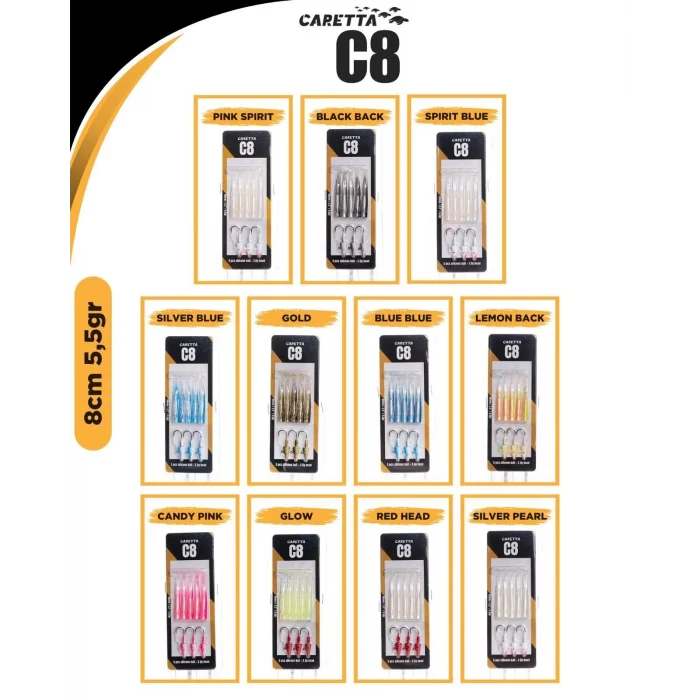 Caretta C8 8 Cm 5.5 Gr Silikon Yem