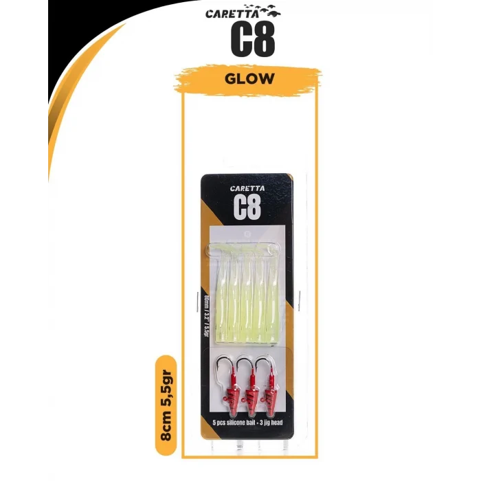 Caretta C8 8 Cm 5.5 Gr Silikon Yem