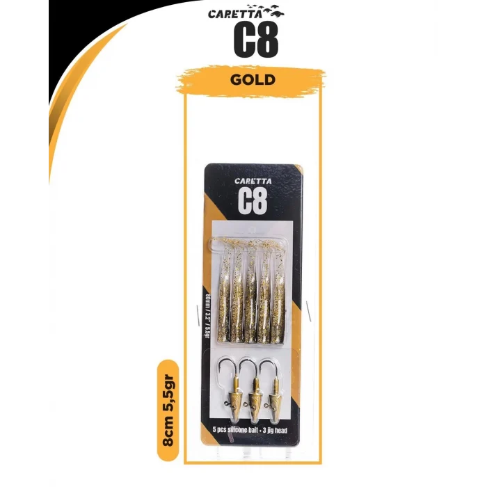 Caretta C8 8 Cm 5.5 Gr Silikon Yem