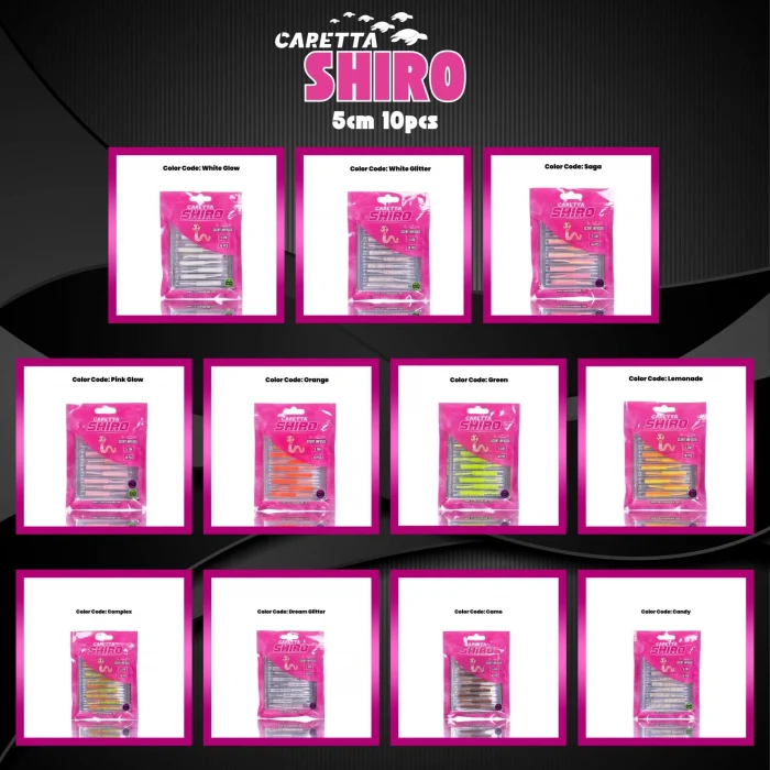 Caretta Shiro 5 cm Kokulu Lrf Silikon Yem