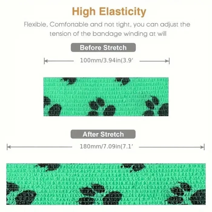 Çetin Av Kamuflaj Bant 5cm x 4.5 mt Su Geçirmez Bant Pati Desen - Yeşil