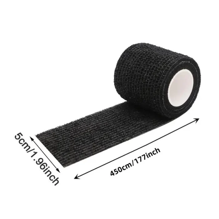 Çetin Av Kamuflaj Bant 5cm x 4.5 mt Su Geçirmez Bant Siyah