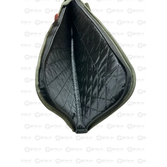 Çetin Av Lüks Süet Tüfek Kılıfı 130 cm / Yeşil