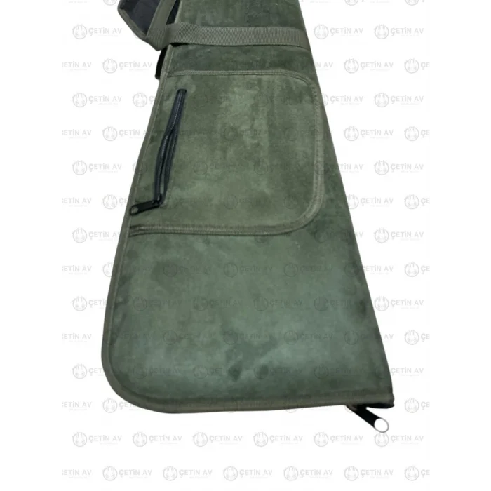 Çetin Av Lüks Süet Tüfek Kılıfı 130 cm / Yeşil