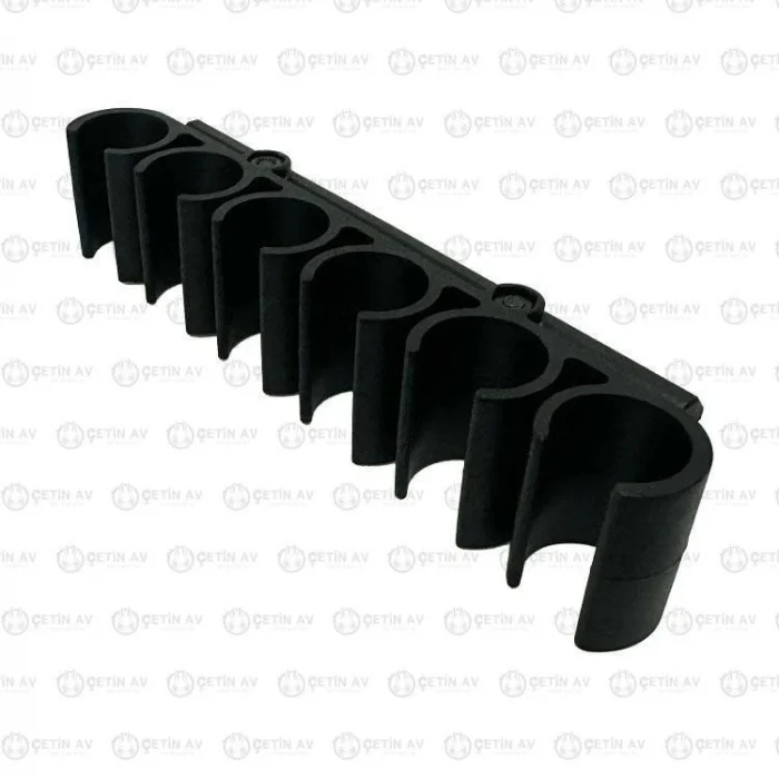 Çetin Av Picatinny Ray Sistemli Plastik 6lı 12 KalibreTüfek Üstü Fişeklik Aparatı 22mm