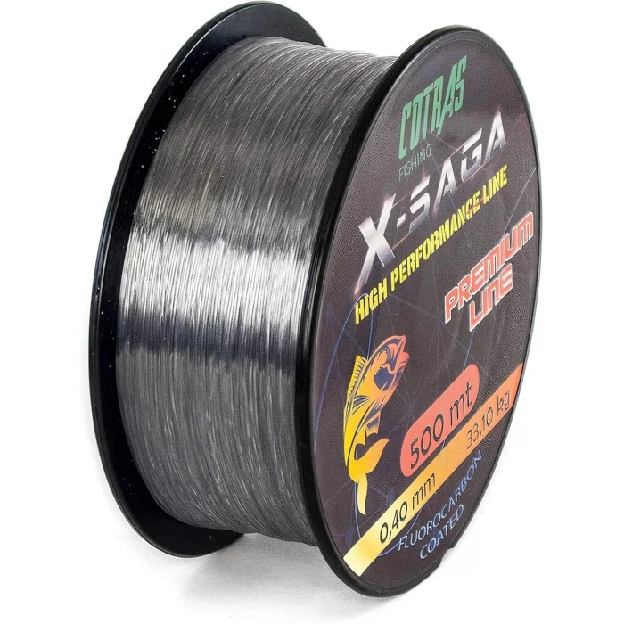 Cotras X-Saga Monofilament Olta Misinası (Fluorocarbon Kaplama) 500mt