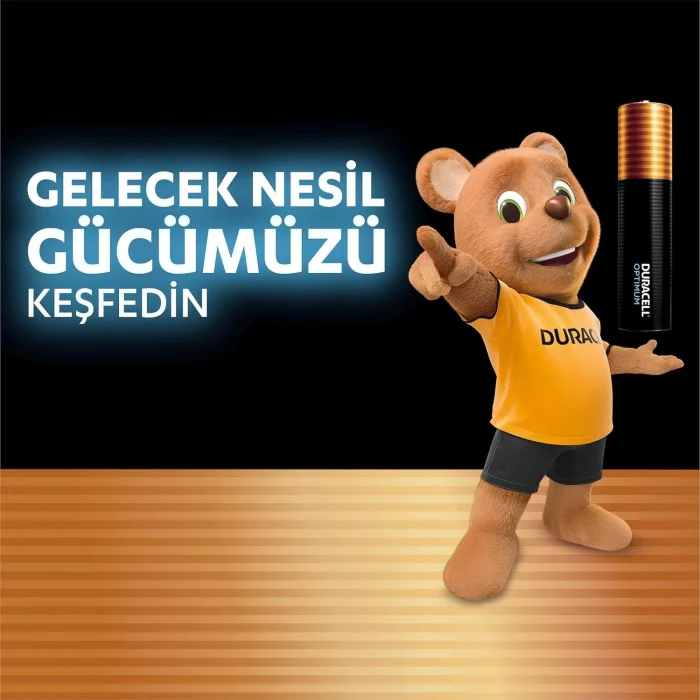 Duracell Optimum AAA İnce Kalem Pil (6’lı Paket) - Alkalin Pil 1,5V - Pil Saklama Paketi - LR03 MX2400
