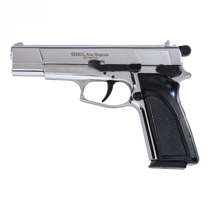 Ekol Voltran Aras Magnum Kurusıkı Tabanca - Parlak Krom