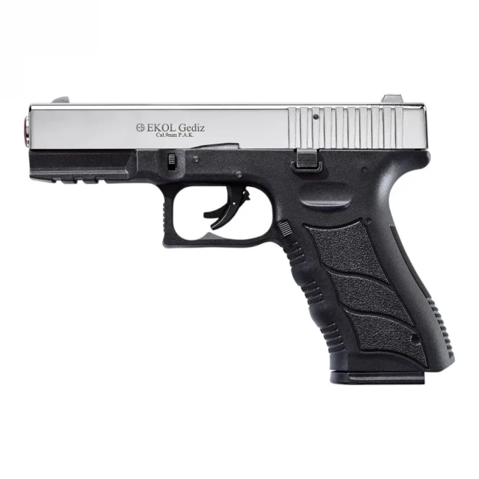 Ekol Voltran Gediz Kurusıkı Tabanca - Parlak Krom