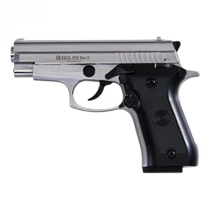 Ekol Voltran P29  Rev II Kurusıkı Tabanca - Parlak Krom