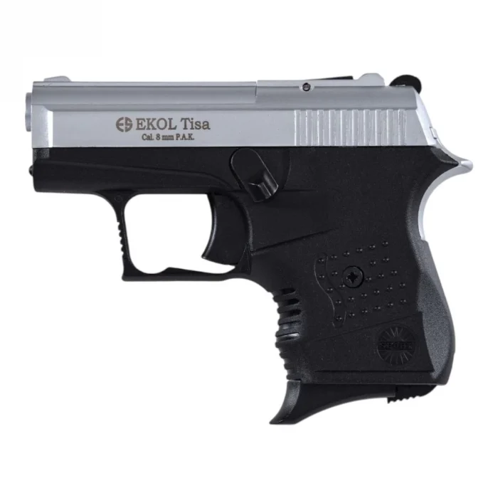 Ekol Voltran Tisa Kurusıkı Tabanca - Mat Krom - 8mm