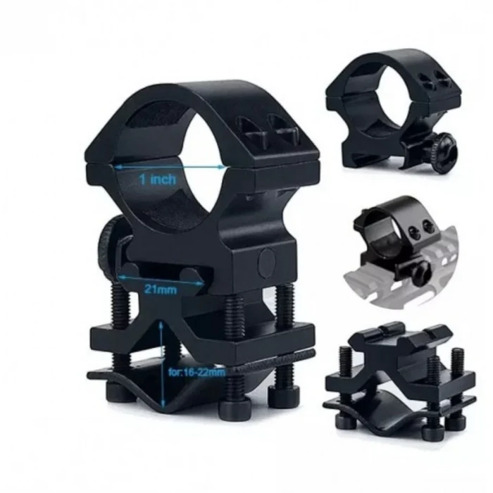 Evrensel Namlu Montaj Adaptörü El Feneri Lazer Meşale silah nişan dürbünü için