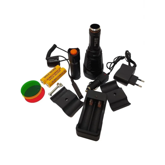 Gold Silver QS-2800 Profesyonel Uzun Menzil Tüfek ve El Feneri