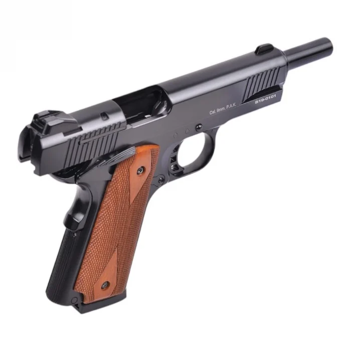 Kuzey 911 Kurusıkı Tabanca - Ahşap Kabze Siyah