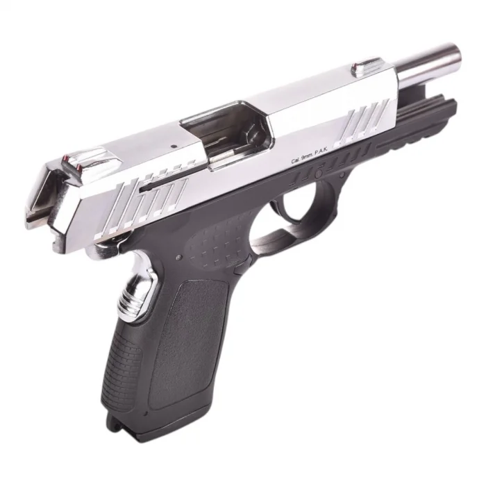 Kuzey A100 Kurusıkı Tabanca - Parlak Krom