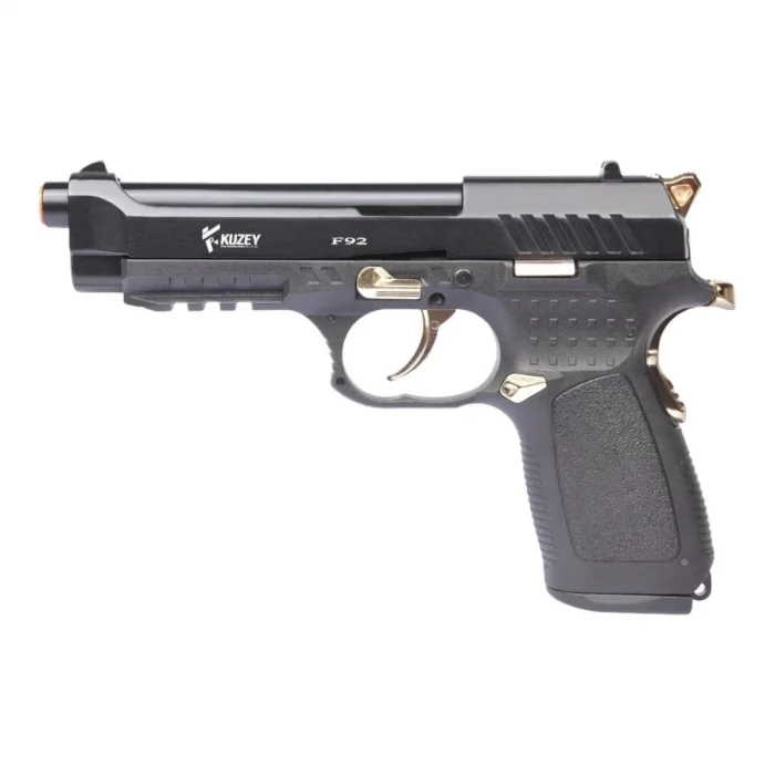 Kuzey F92 Kurusıkı Tabanca - Siyah / Altın
