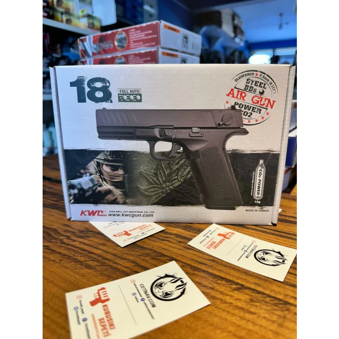KWC Glock 17 G 18 Blowback Havalı Tabanca - CO2 4.5 mm / KM19