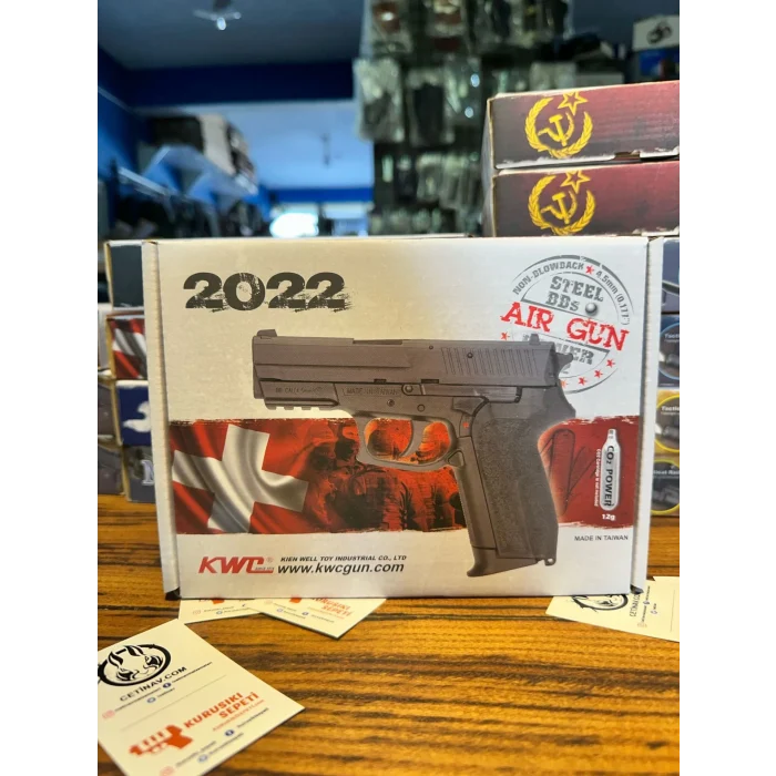KWC Sig Sauer SP2022 Metal Havalı Tabanca - CO2 4.5 mm / KM47