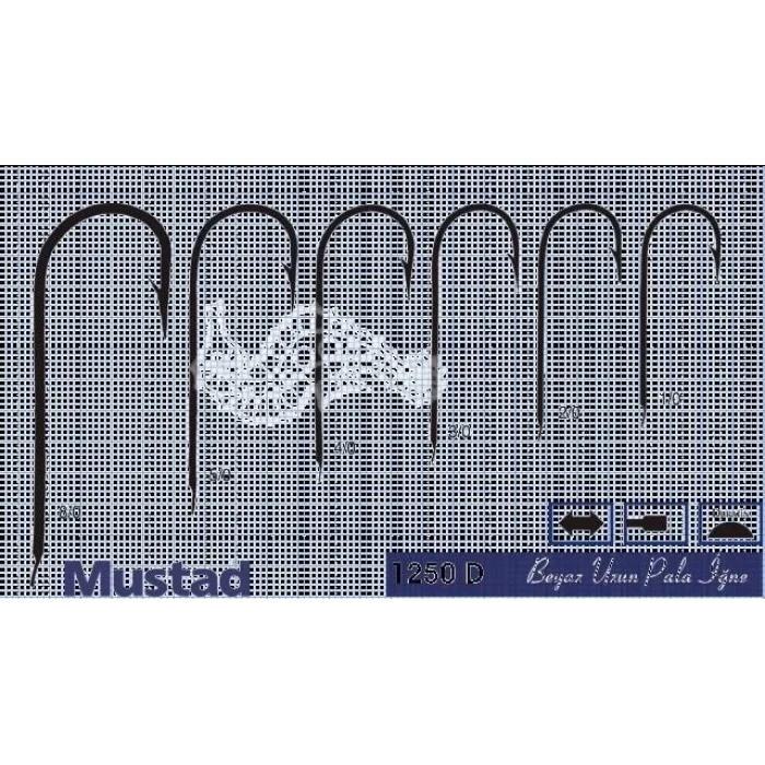 Mustad Olta İğnesi 1250D 100lü
