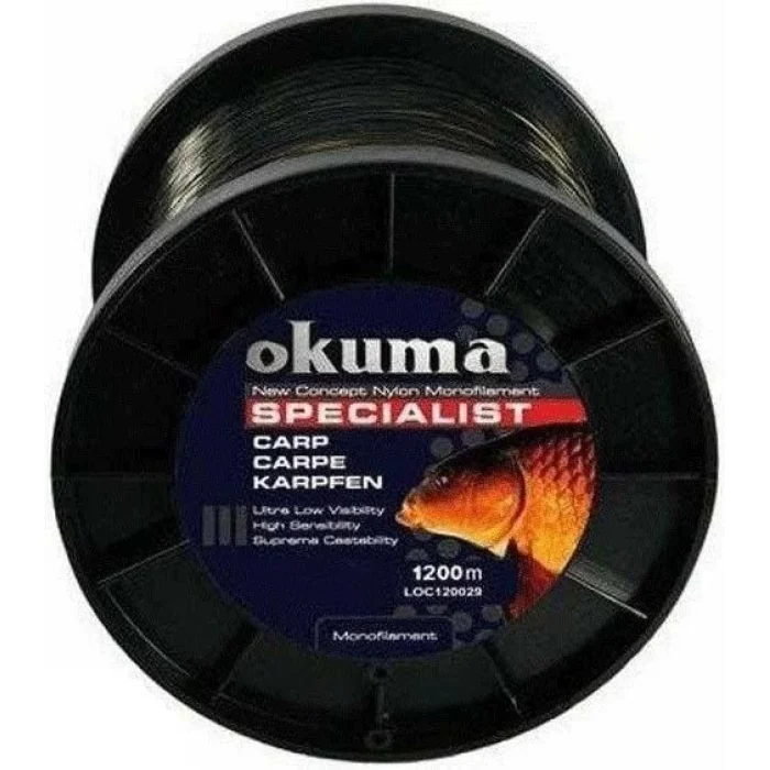 Okuma Carp 1200m 17,00 LB 7.73kg 0,34mm Sazan Misinası