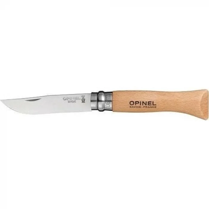 Opinel Inox 6 No Kayın Saplı Paslanmaz Çelik Çakı (123060)
