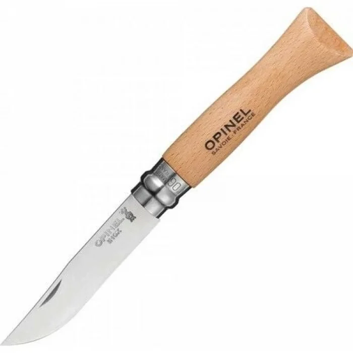 Opinel Inox 6 No Kayın Saplı Paslanmaz Çelik Çakı (123060)