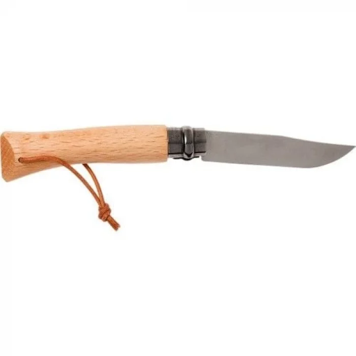 Opinel Inox 7 No Ahşap Deri Askılı Paslanmaz Çelik Çakı