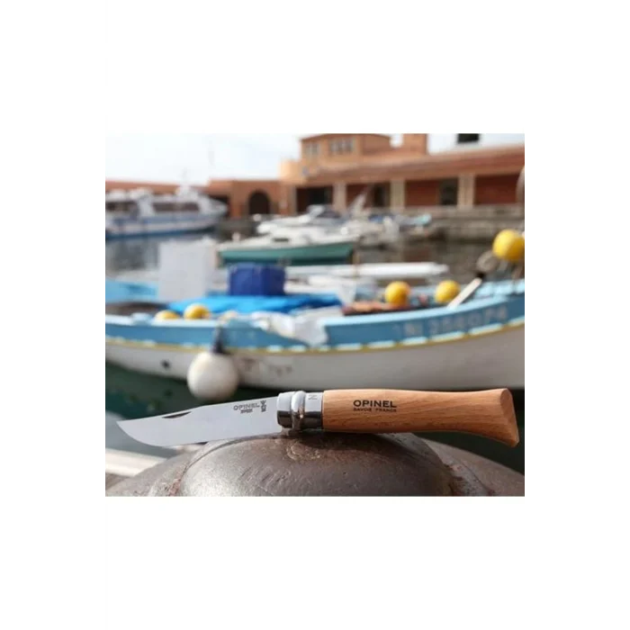 Opinel Inox 7 No Kayın Saplı Paslanmaz Çelik Çakı