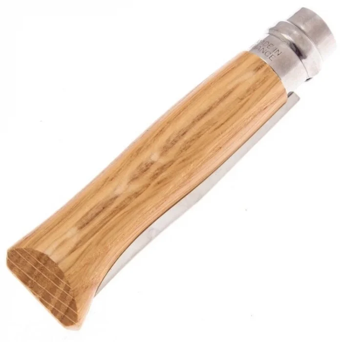 Opinel Meşe Saplı Dağ Keçisi Desenli Paslanmaz Çelik Çakı Inox No 8