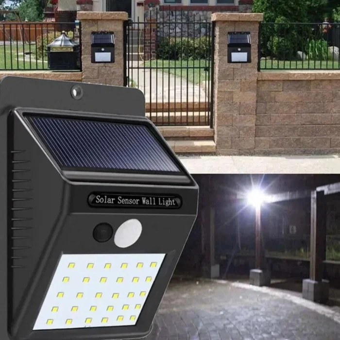 Panther Sensörlü Solar LED Duvar Lambası PT-2920