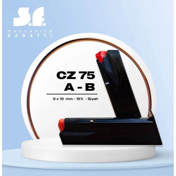 Sabatti CZ 75 Tabanca Şarjörü 15+1 / Made İn İtaly