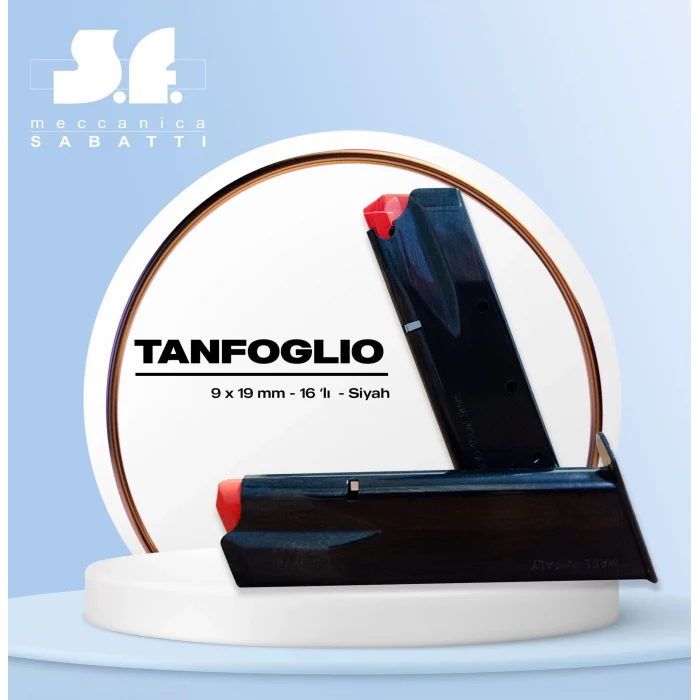 Sabatti Tanfoglio ve Sarsılmaz Tabanca Şarjörü 15+1 / Made İn İtaly