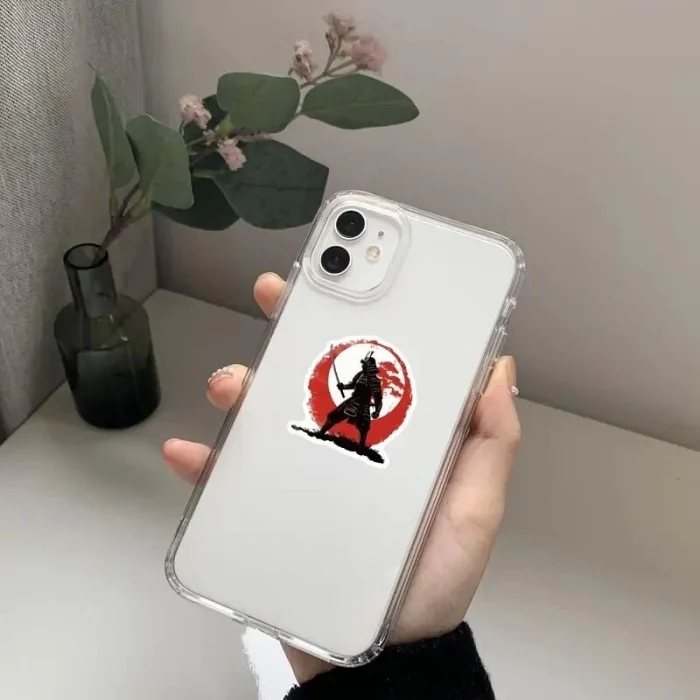 Samurai ve Katana Serisi Su Geçirmez Sticker - 12 Adet