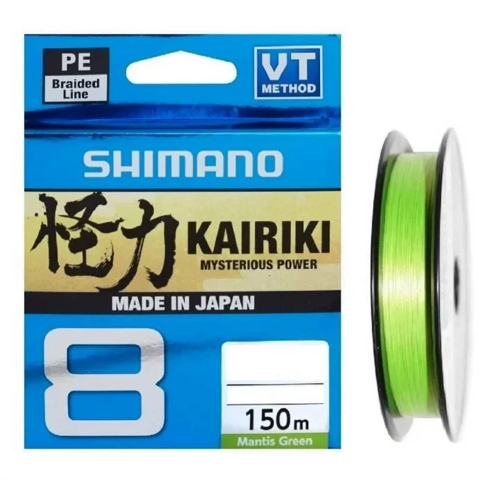 Shimano Kairiki 8x Matris Green Örgü ip Olta Misinası 150m