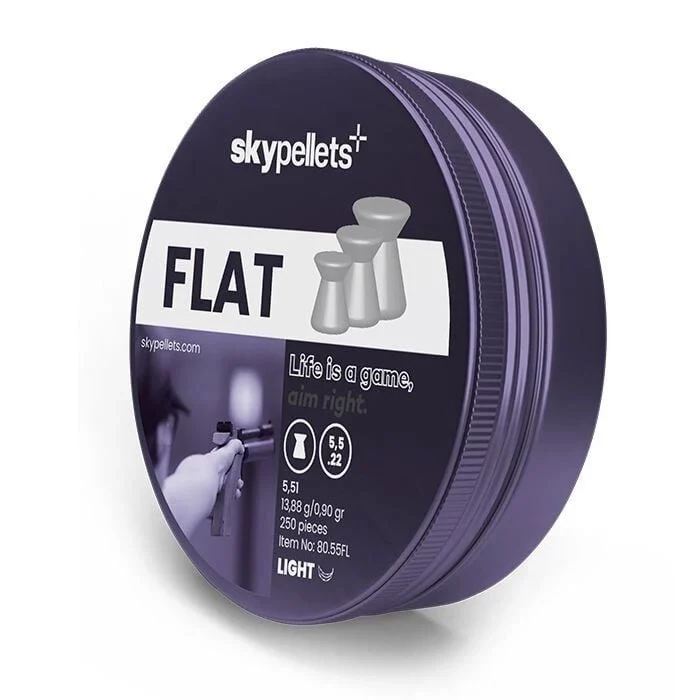 SKY PELLETS Flat Heavy 13,88 gr Saçma 5,5 mm / 250 Adet