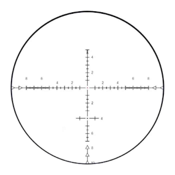 Swampdeer HD PRO Zero Stop 6-24X50 SFIR FFP-A Tüfek Dürbünü