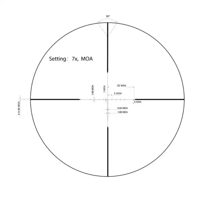 Vector Optics Matiz 2-7x32 MOA 1 SFP Tüfek Dürbünü
