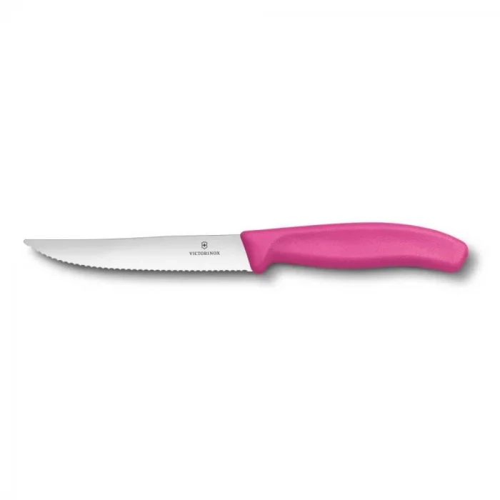 Victorinox 6.7936.12L5 12cm Tırtıklı Biftek Bıçağı - Pembe