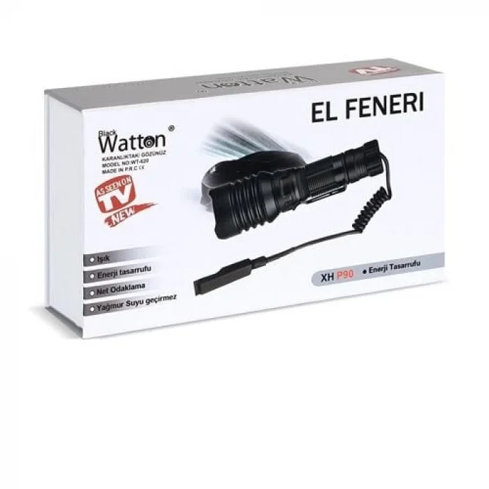 Watton TG-10 Şarjlı Av ve El Feneri Profesyonel - WT-620