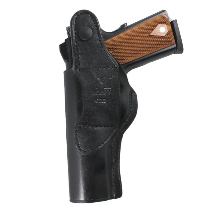 YT Hobby Belt Maşalı Deri Tabanca Kılıfı Sağ El - Siyah